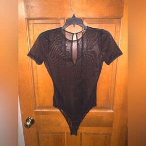 Victoria’s Secret full black sheer bodysuit